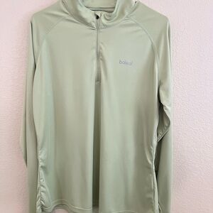 Baleaf Light Green Women's UPF 50+ 1/4-Zip Sun Shirt